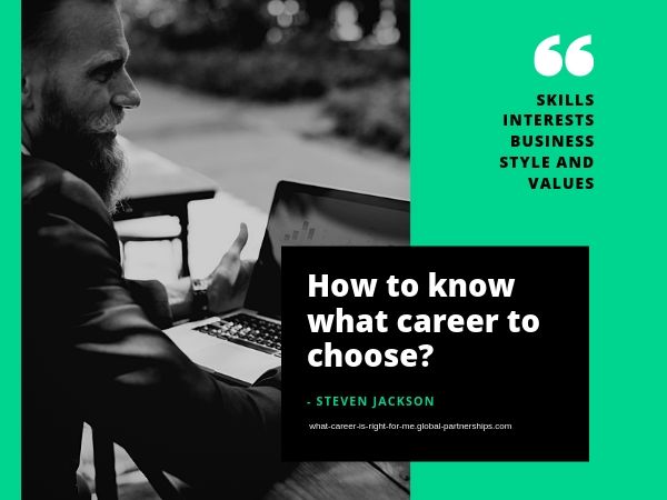 How to know what career to choose